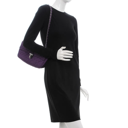 Prada Nylon Tessuto Impuntu Quilted Flap Anemone 2 of 9