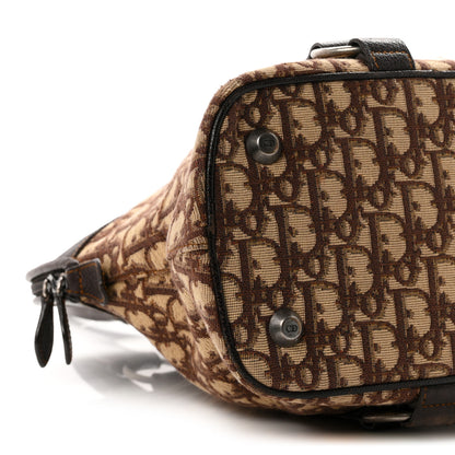 Christian Dior Monogram Traveler Satchel Brown 9 of 10