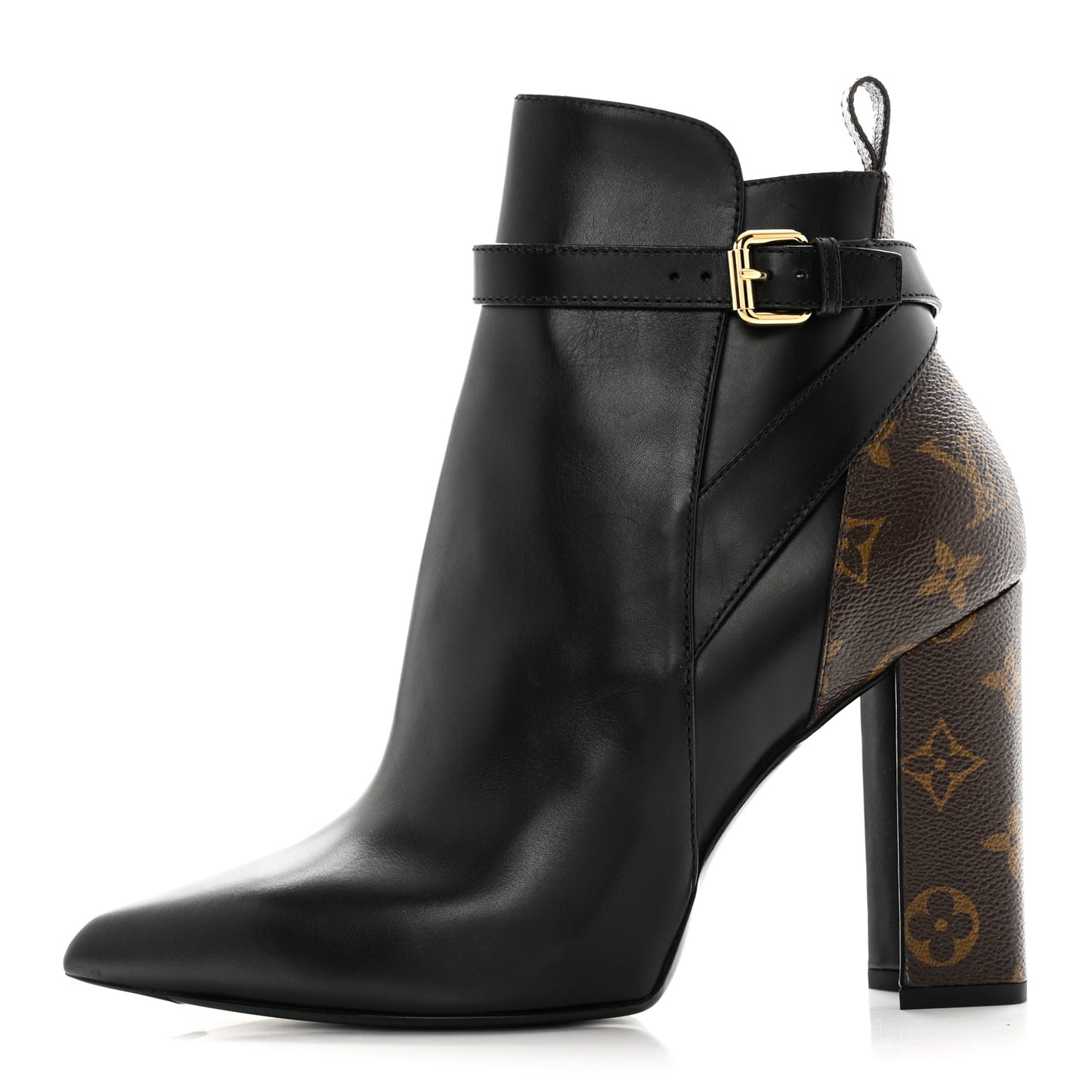 Calfskin Patent Monogram Matchmake Low Boots 40