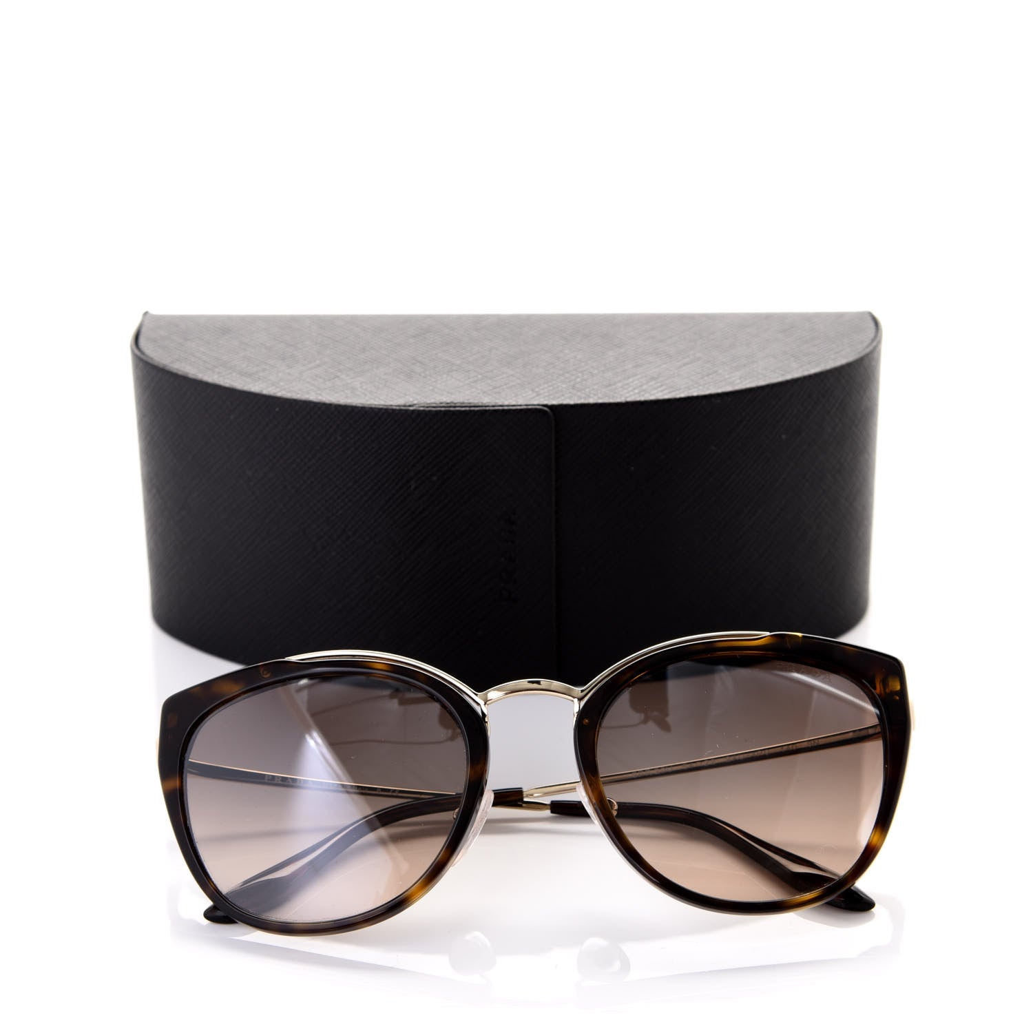 Prada Cat Eye Sunglasses SPR 20U Tortoise 8 of 8