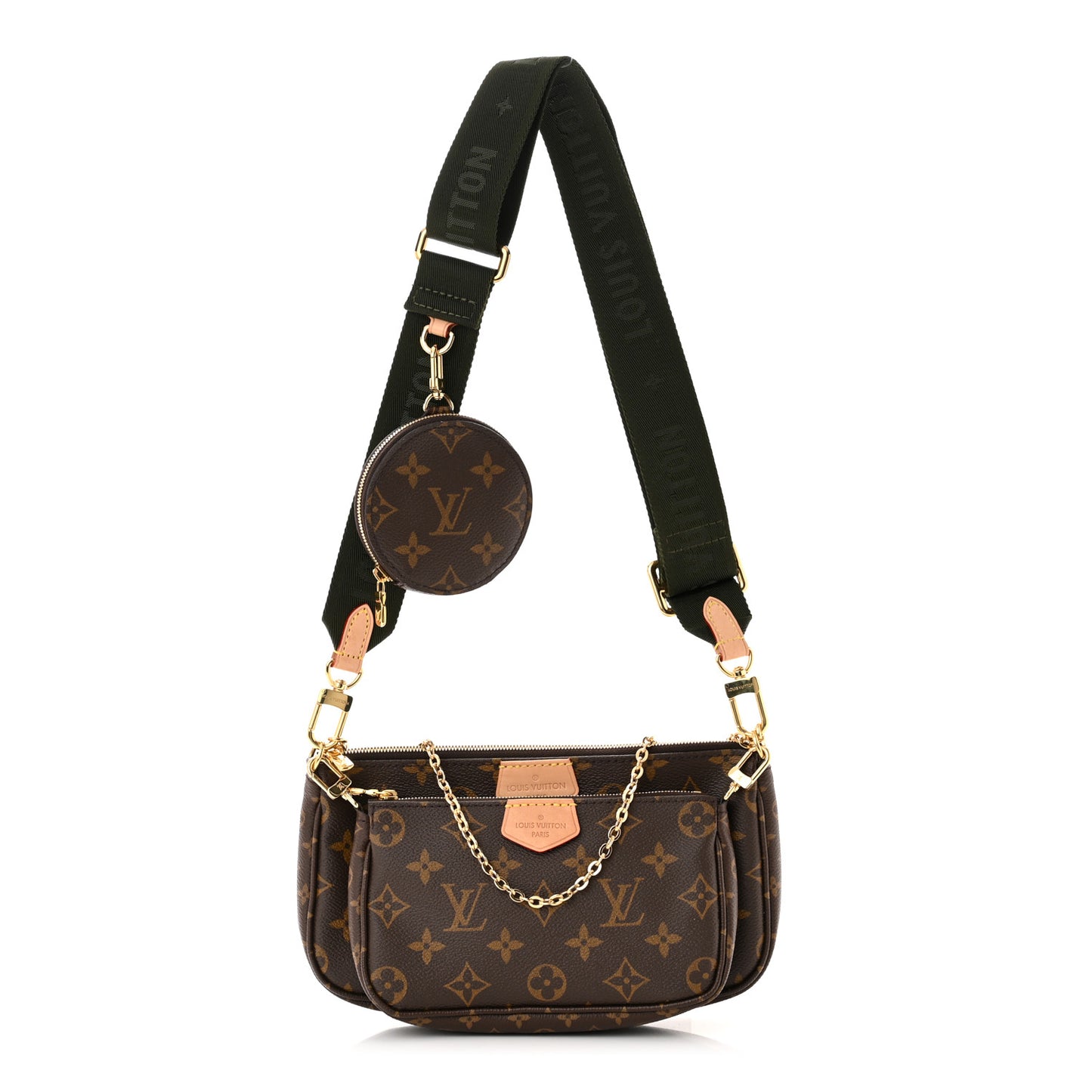 Monogram Multi Pochette Accessories Kaki
