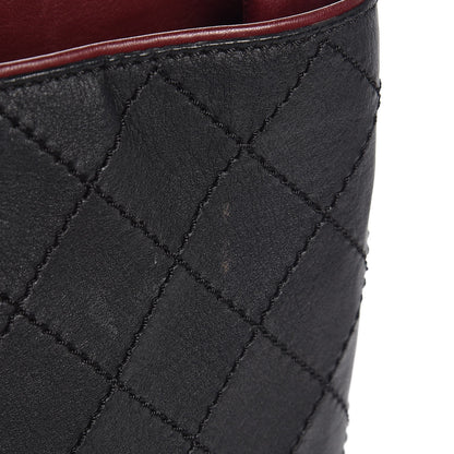 Chanel Calfskin Stitched Large Shopping Tote Black 8 of 9