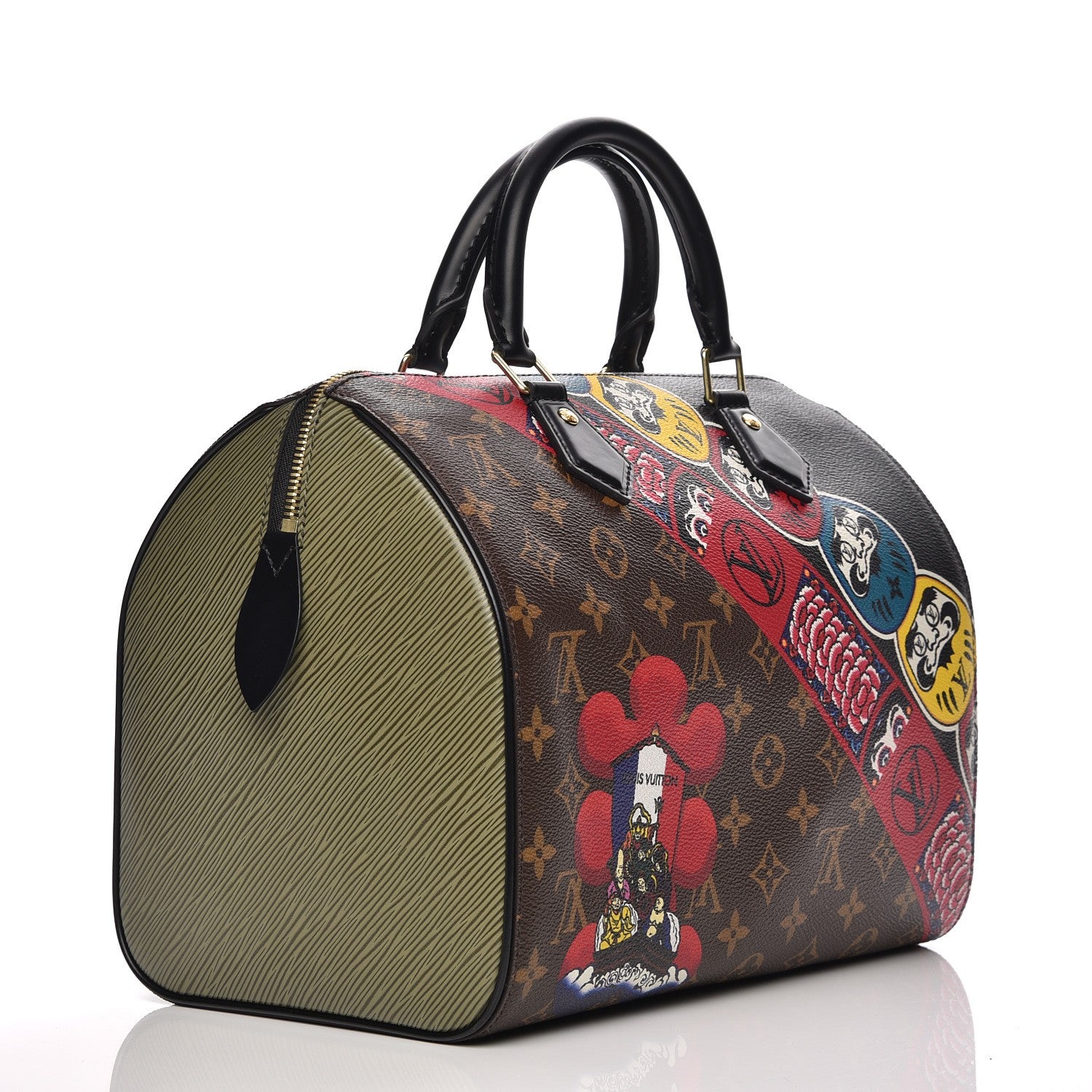 Louis Vuitton Monogram Kabuki Speedy 30 3 of 7