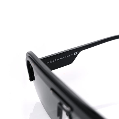 Prada Rectangular Sunglasses SPR 15U Black 6 of 9