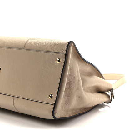 Fendi Agnello Old Shine Large Peekaboo Iconic Satchel Amido 9 of 11