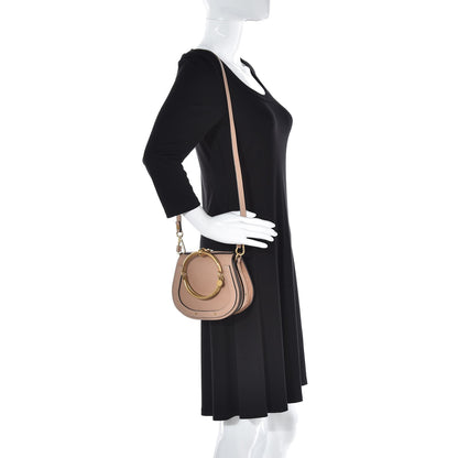 Chloe Calfskin Suede Small Nile Bracelet Bag Biscotti Beige 2 of 8
