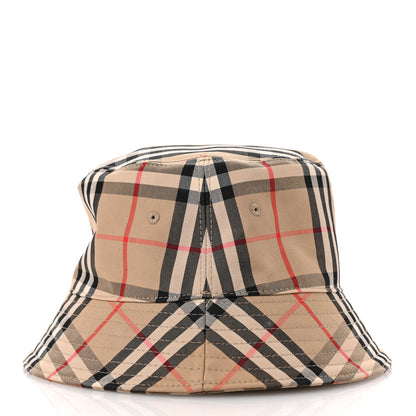 Burberry Technical Cotton Vintage Check Bucket Hat M Archive Beige 5 of 9