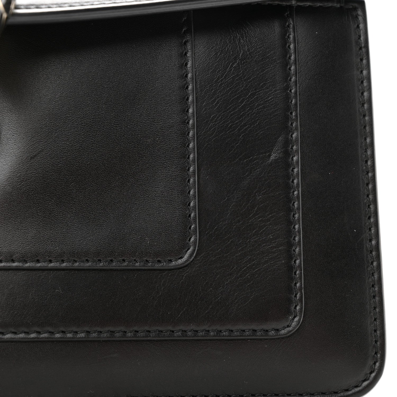 Bulgari Calfskin Serpenti Forever Shoulder Bag Black 13 of 13
