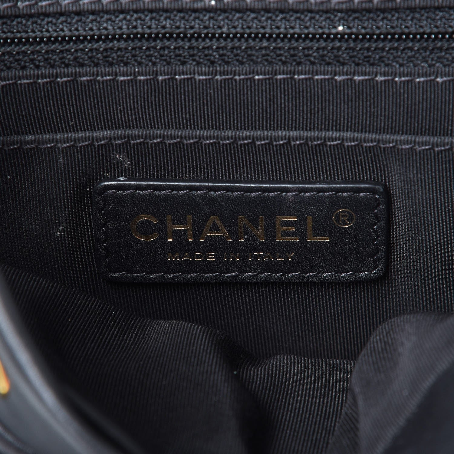 Chanel Calfskin Chevron Quilted Small Urban Spirit Backpack Black 6 of 14