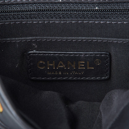 Chanel Calfskin Chevron Quilted Small Urban Spirit Backpack Black 6 of 14