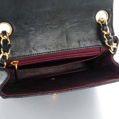 Chanel Lambskin Quilted Mini Square Flap Black 5 of 9
