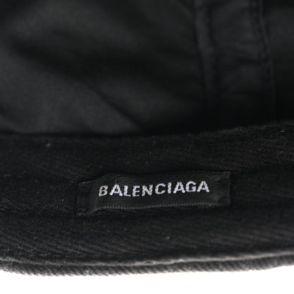Balenciaga Cotton Cap Hat L  Black 8 of 8