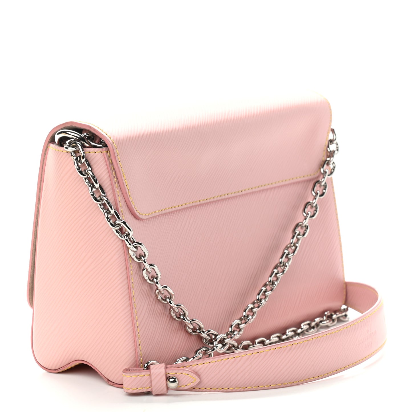 Epi Twist Shoulder Bag MM Rose Ballerine
