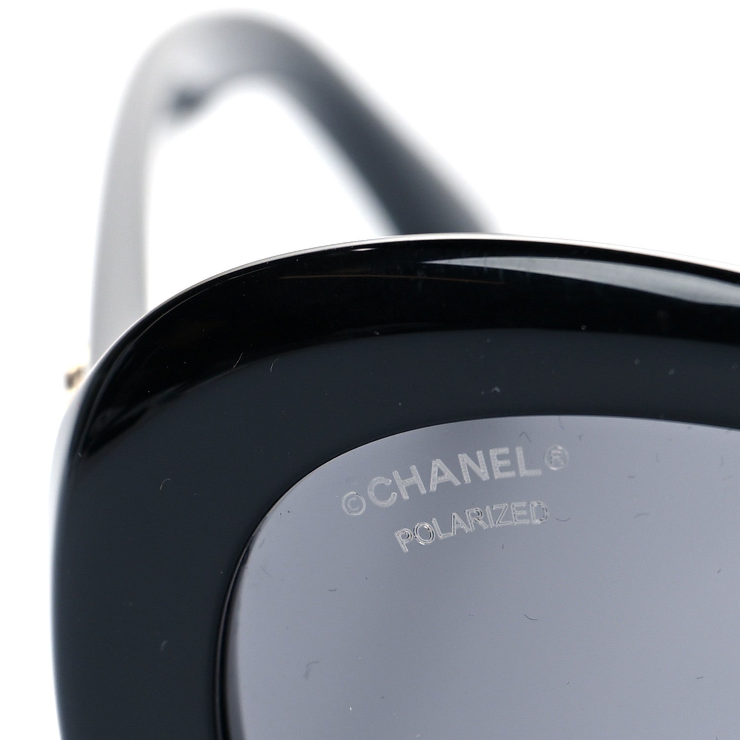 Chanel Acetate Polarized Oval CC Sunglasses 5469-B-A 5 of 7