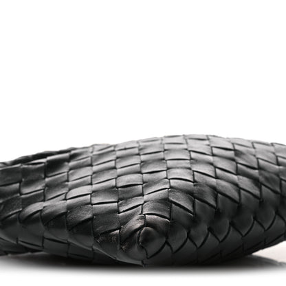 Bottega Veneta Calfskin Intrecciato Mini Hop Black 9 of 11