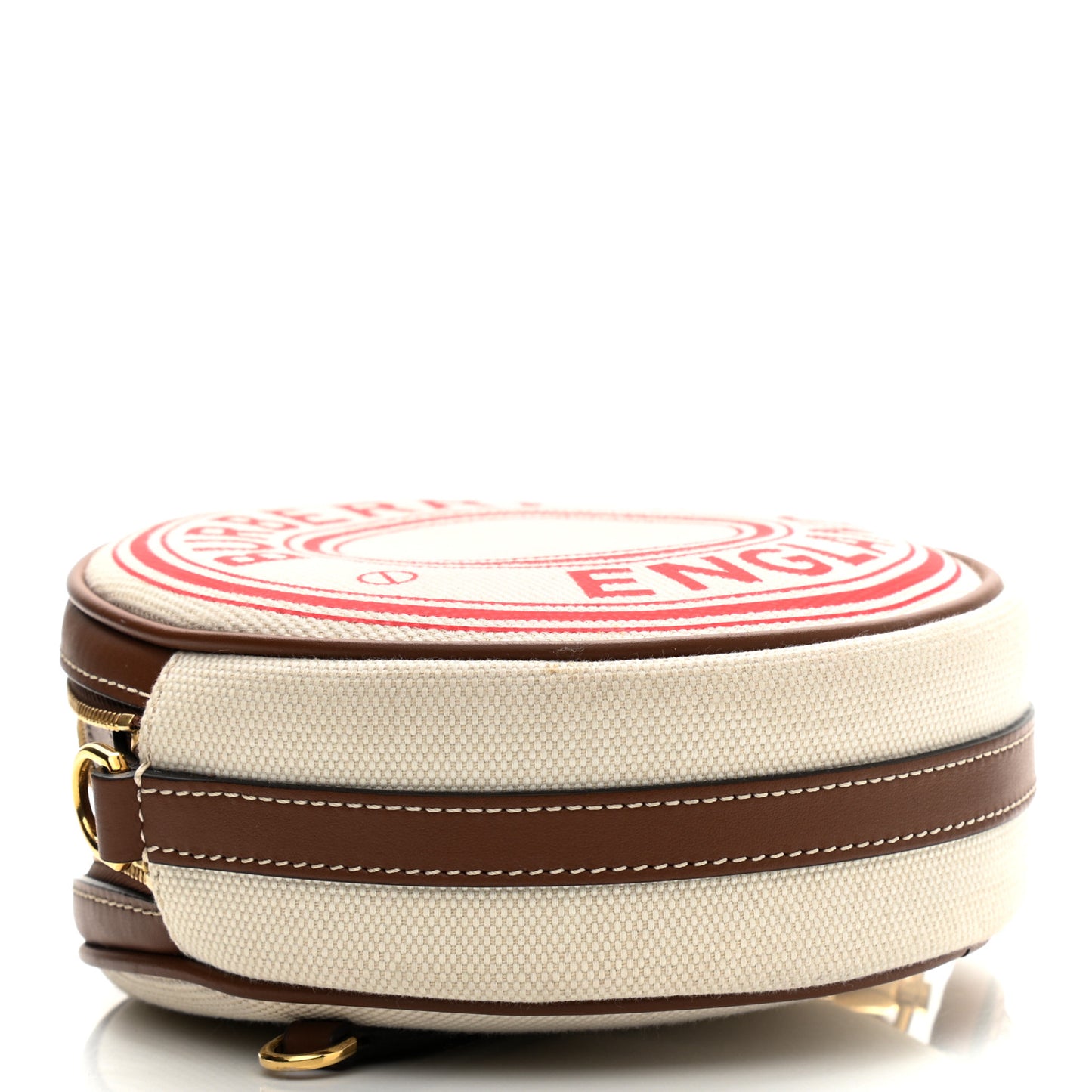 Canvas Calfskin Louise Bag Natural