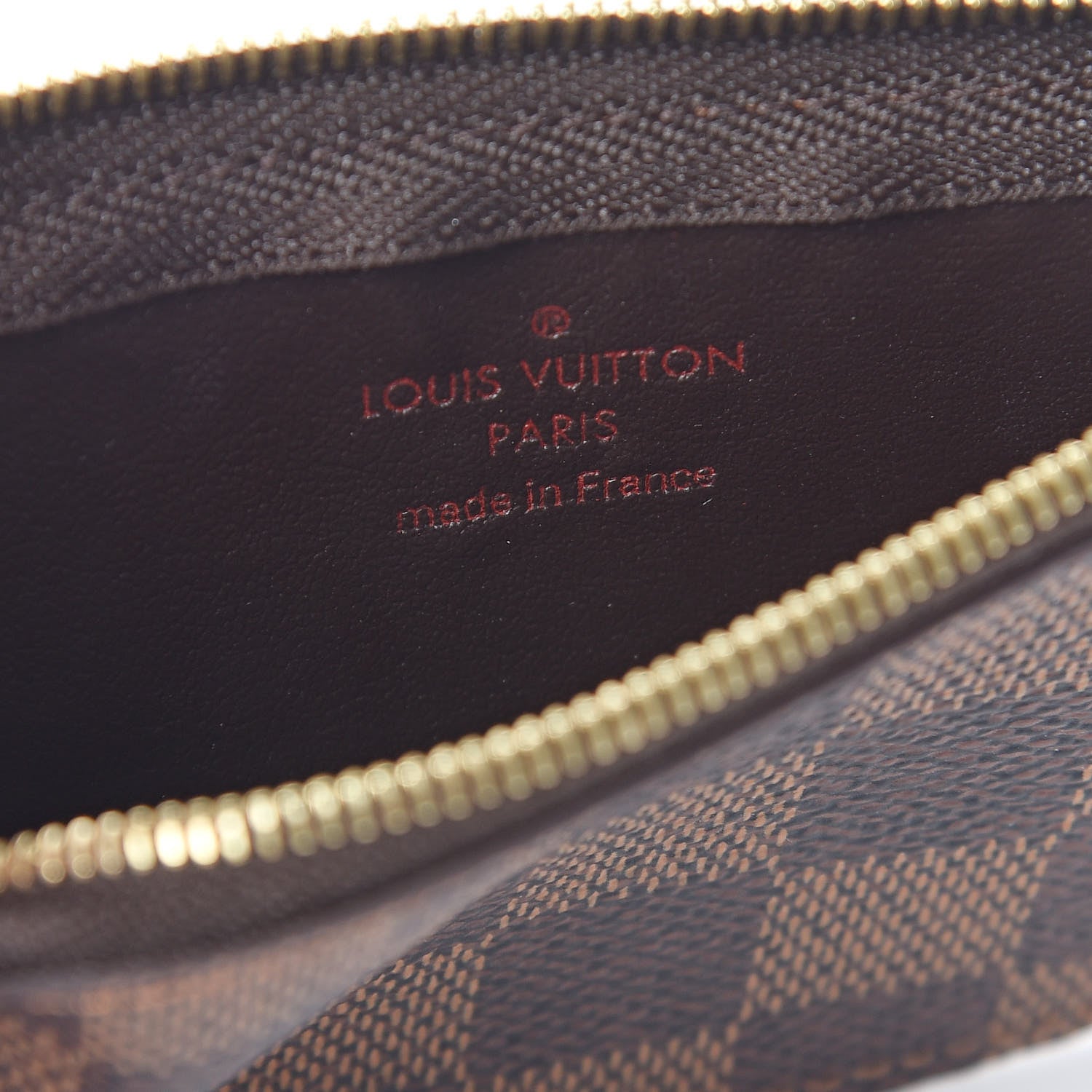 Louis Vuitton Damier Ebene Josephine Wallet Zippered Insert 6 of 7