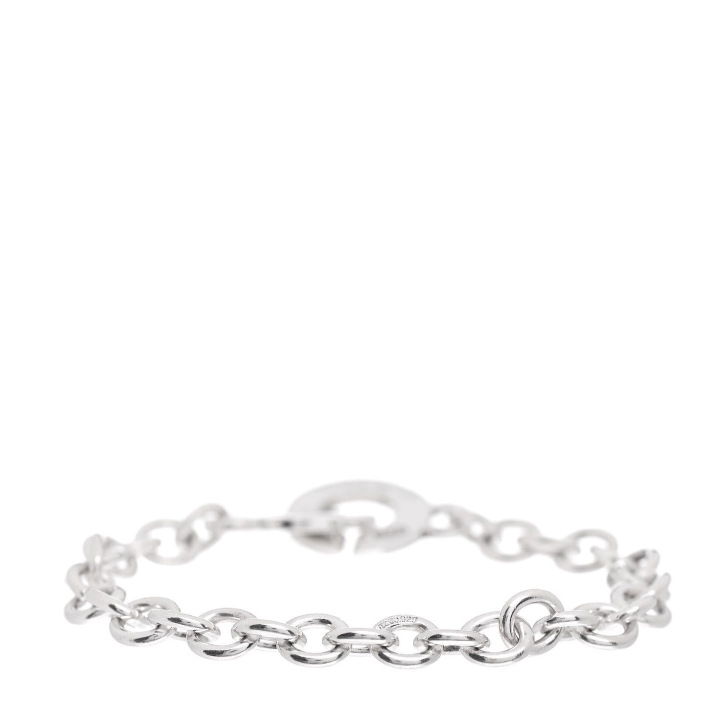 Sterling Silver 1837 Circle Clasp Bracelet