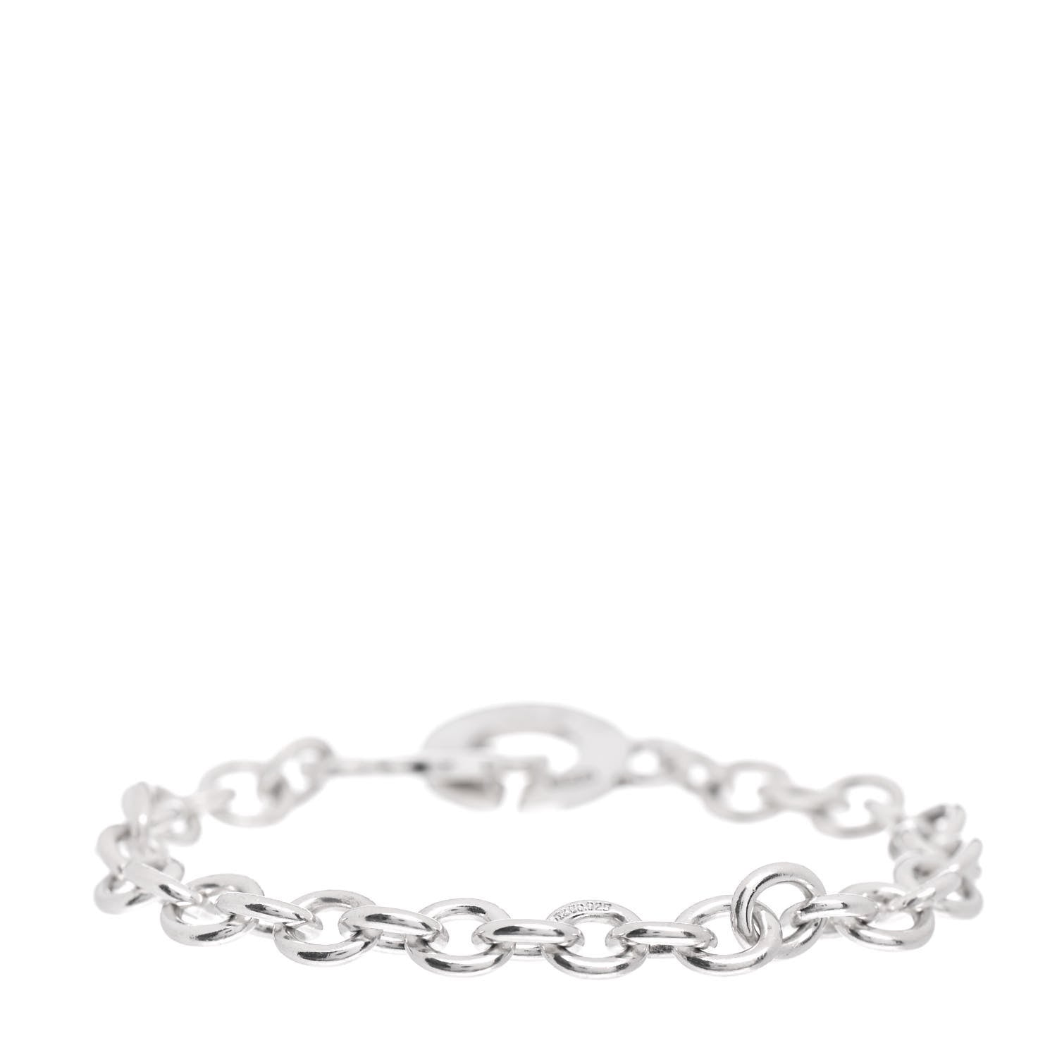 Tiffany Sterling Silver 1837 Circle Clasp Bracelet 3 of 4