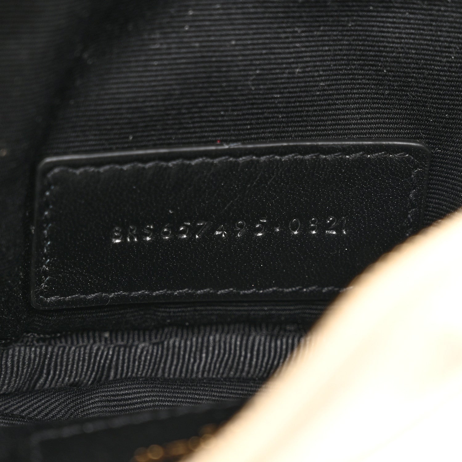 Saint Laurent Metallic Calfskin Matelasse Chevron Monogram Baby Lou Camera Bag Platino 7 of 10
