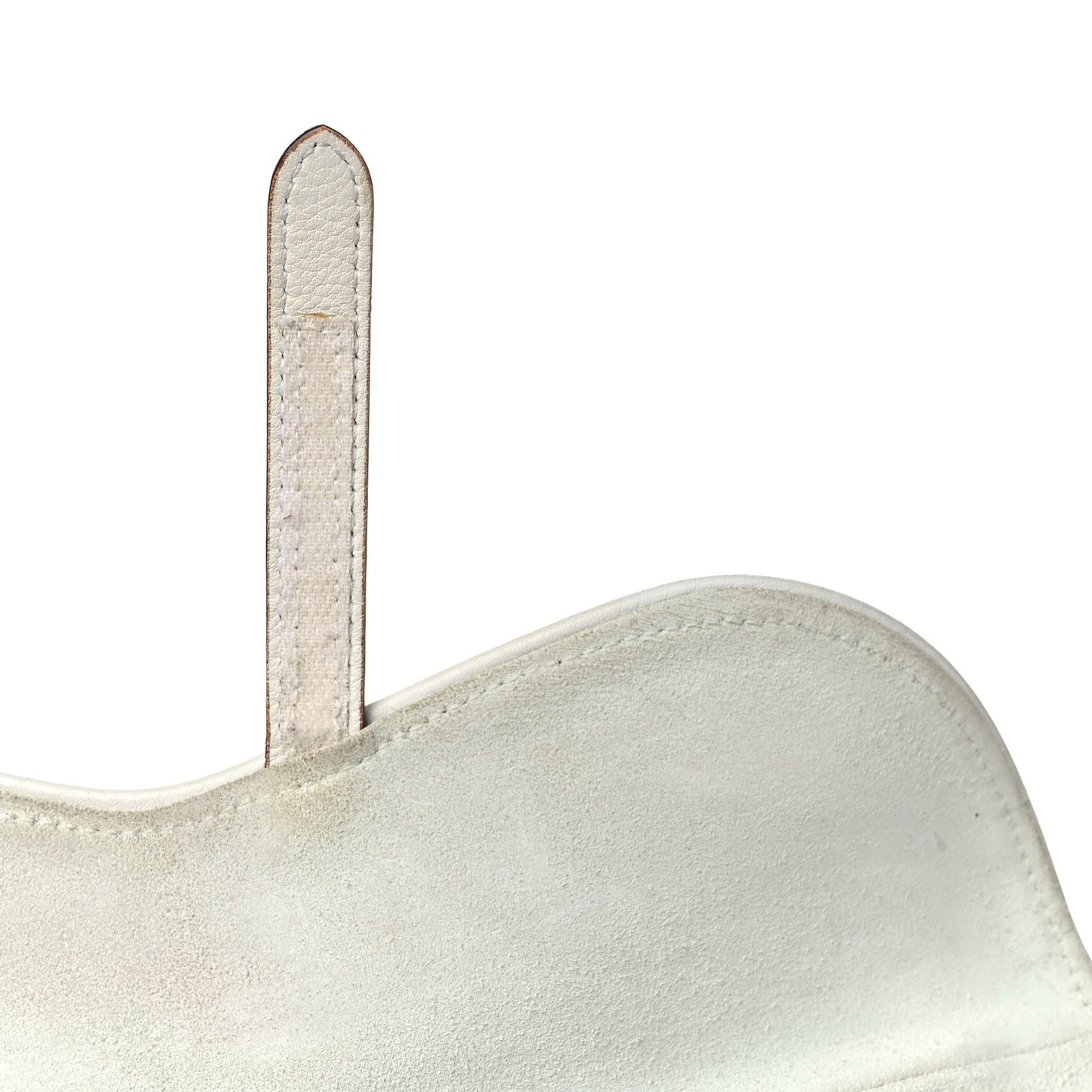 Calfskin Saddle Bag White