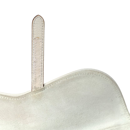 Christian Dior Calfskin Saddle Bag White 11 of 12
