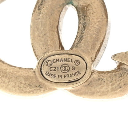 Chanel Crystal CC Starfall Earrings Gold 4 of 5
