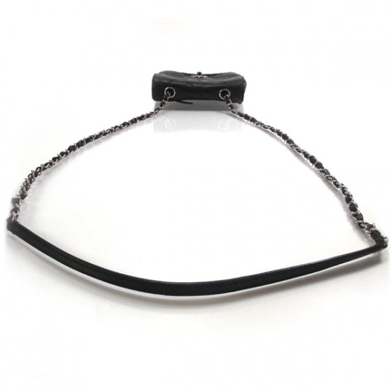 Chanel Lambskin Small Stitched Mini Flap Black 5 of 11