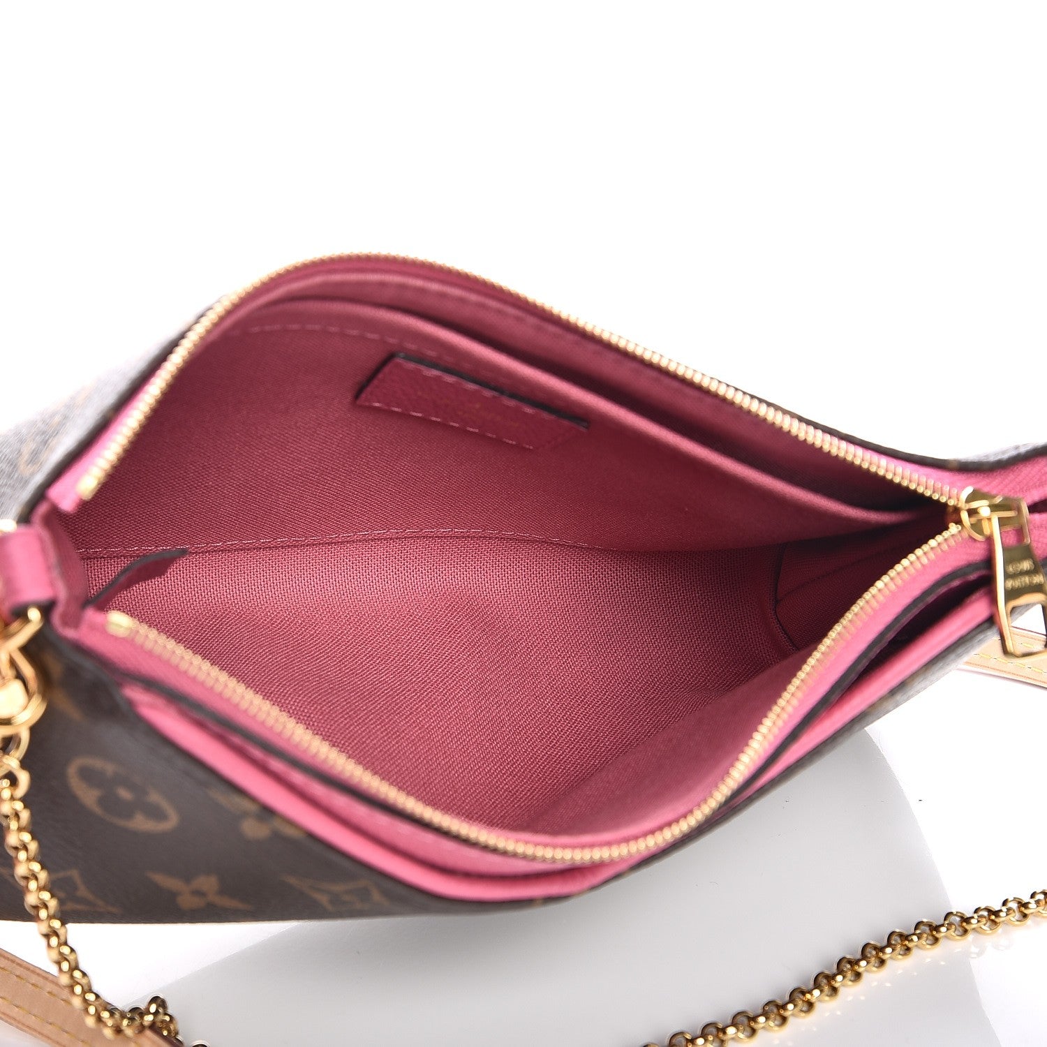Louis Vuitton Monogram Pallas Clutch Rose Fizzy 5 of 10