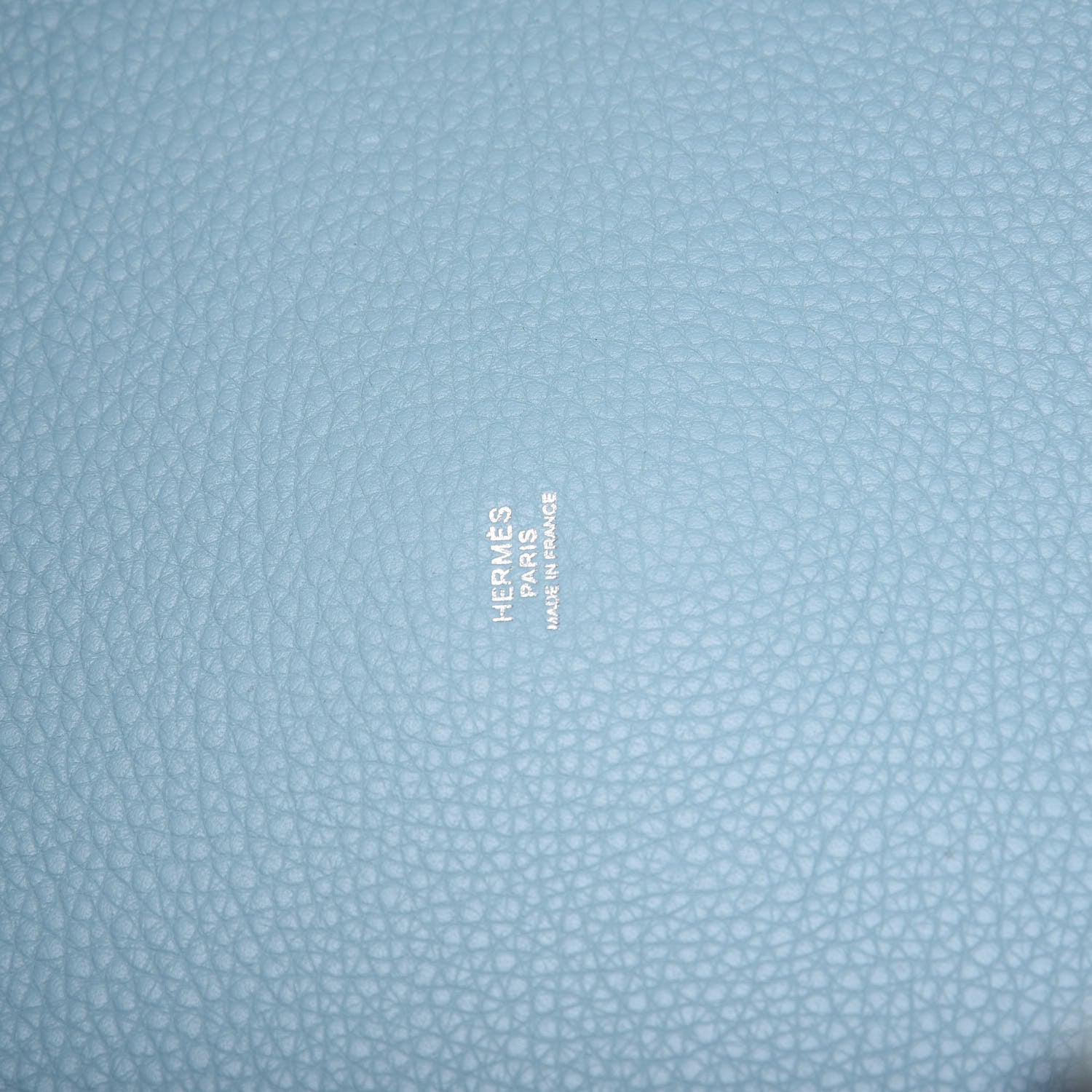 Hermes Taurillon Clemence Picotin 26 GM Bleu Atoll 5 of 10