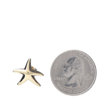 Tiffany 18K Yellow Gold 15mm Elsa Peretti Starfish Single Earring 2 of 5