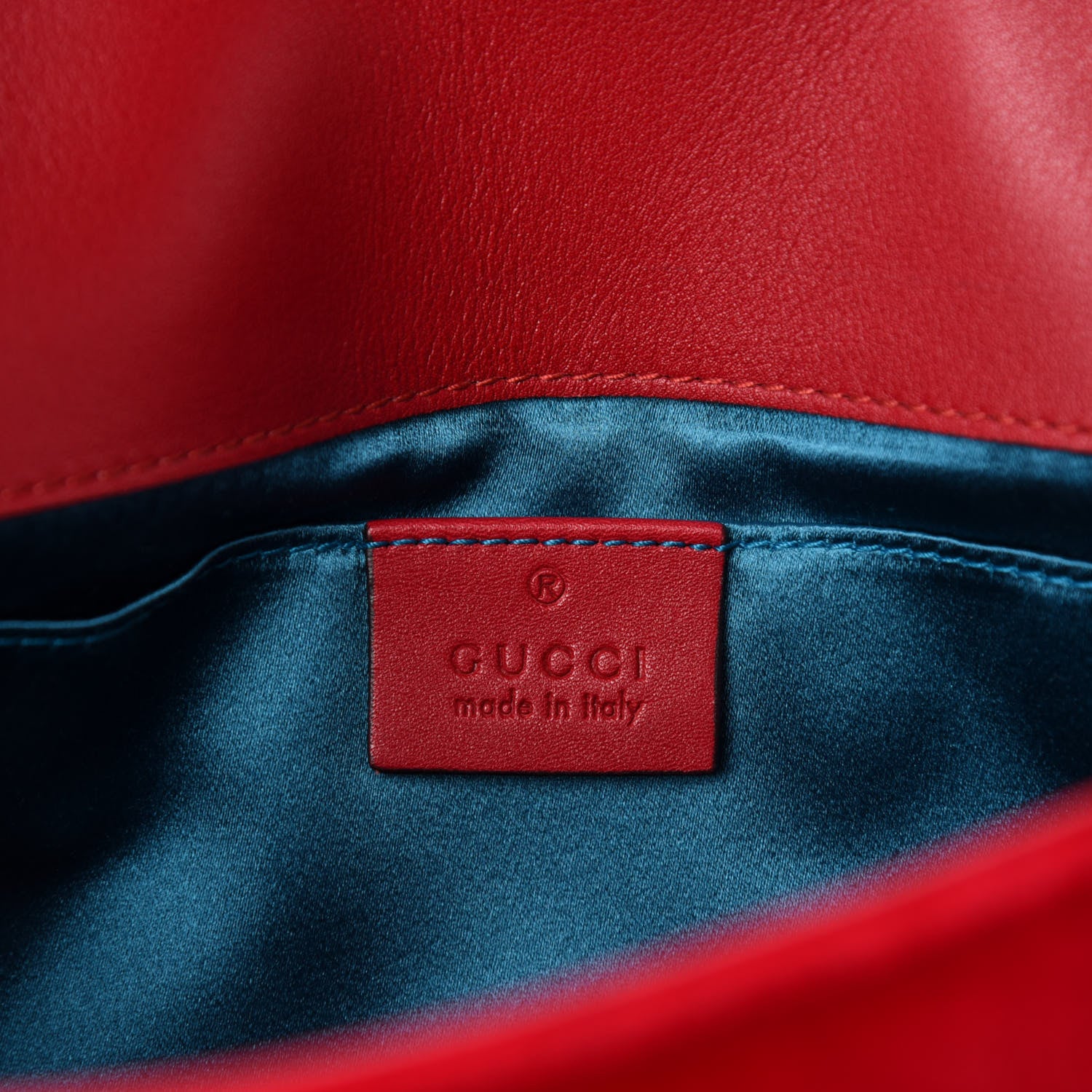 Gucci Velvet Matelasse Mini GG Marmont Shoulder Bag Hibiscus Red 8 of 11