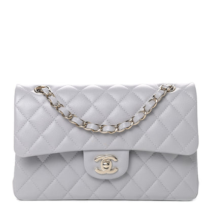 Chanel Caviar Quilted Small Double Flap Grey 1 of 4