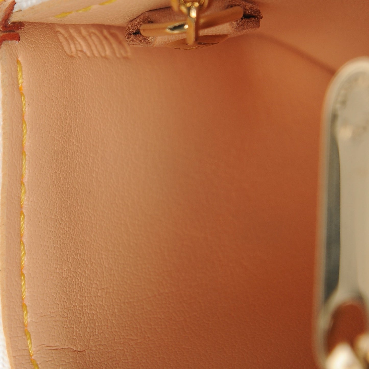 Monogram Multicolor Key Pouch White