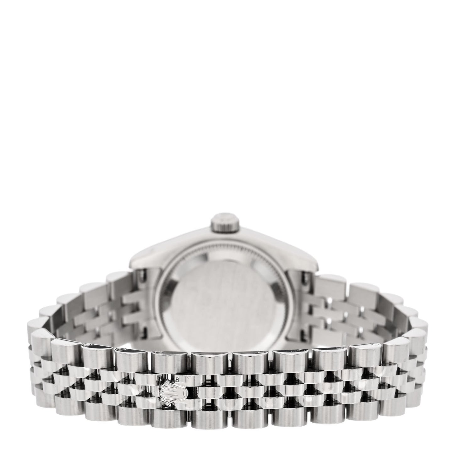 Stainless Steel 18K White Gold Diamond 31mm Oyster Perpetual Datejust Watch Black