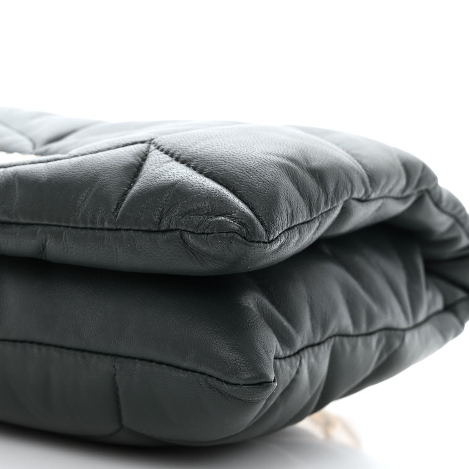 Mulberry Nappa Pillow Quilted Little Softie Bag Green 10 of 10