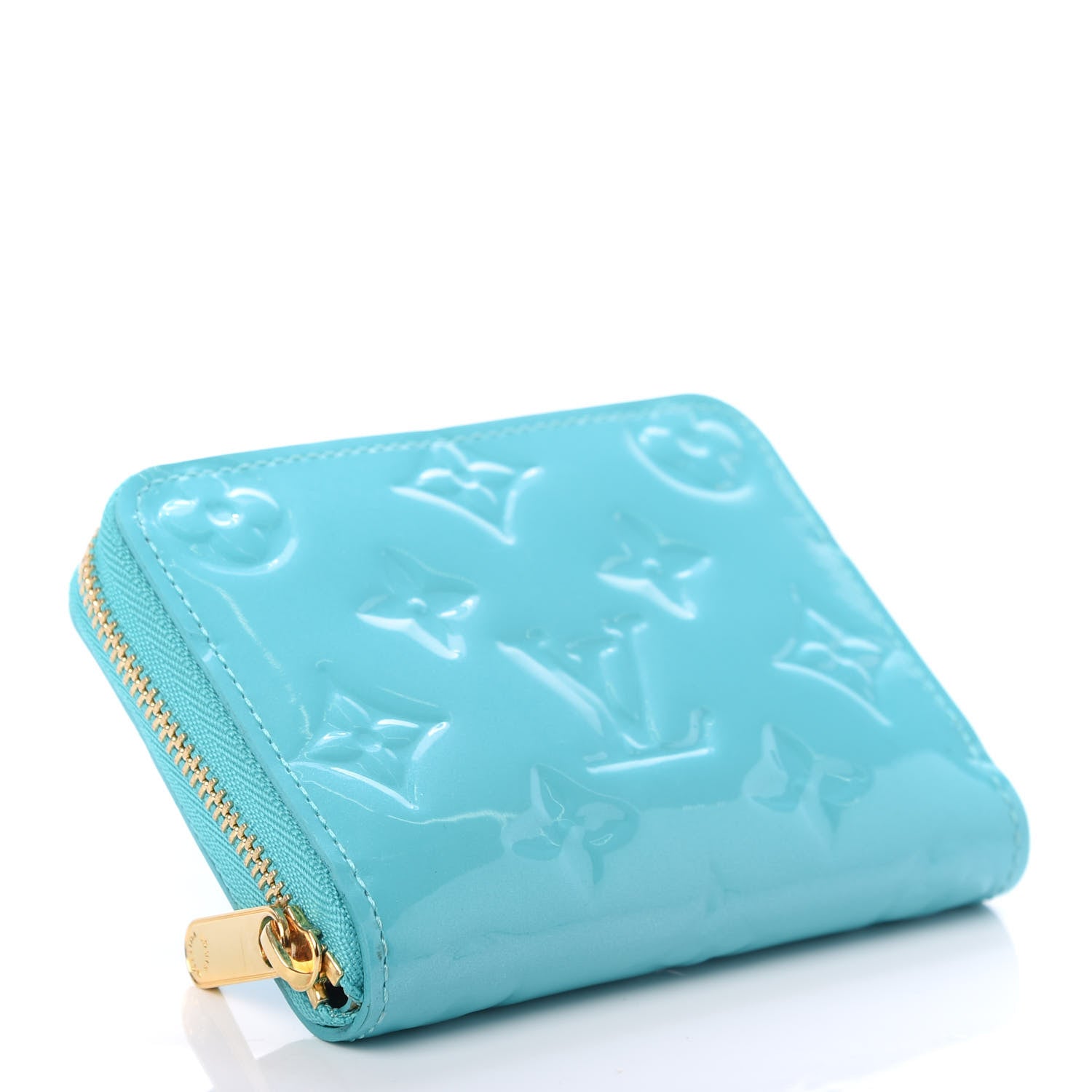 Louis Vuitton Vernis Zippy Coin Purse Blue Lagon 4 of 7