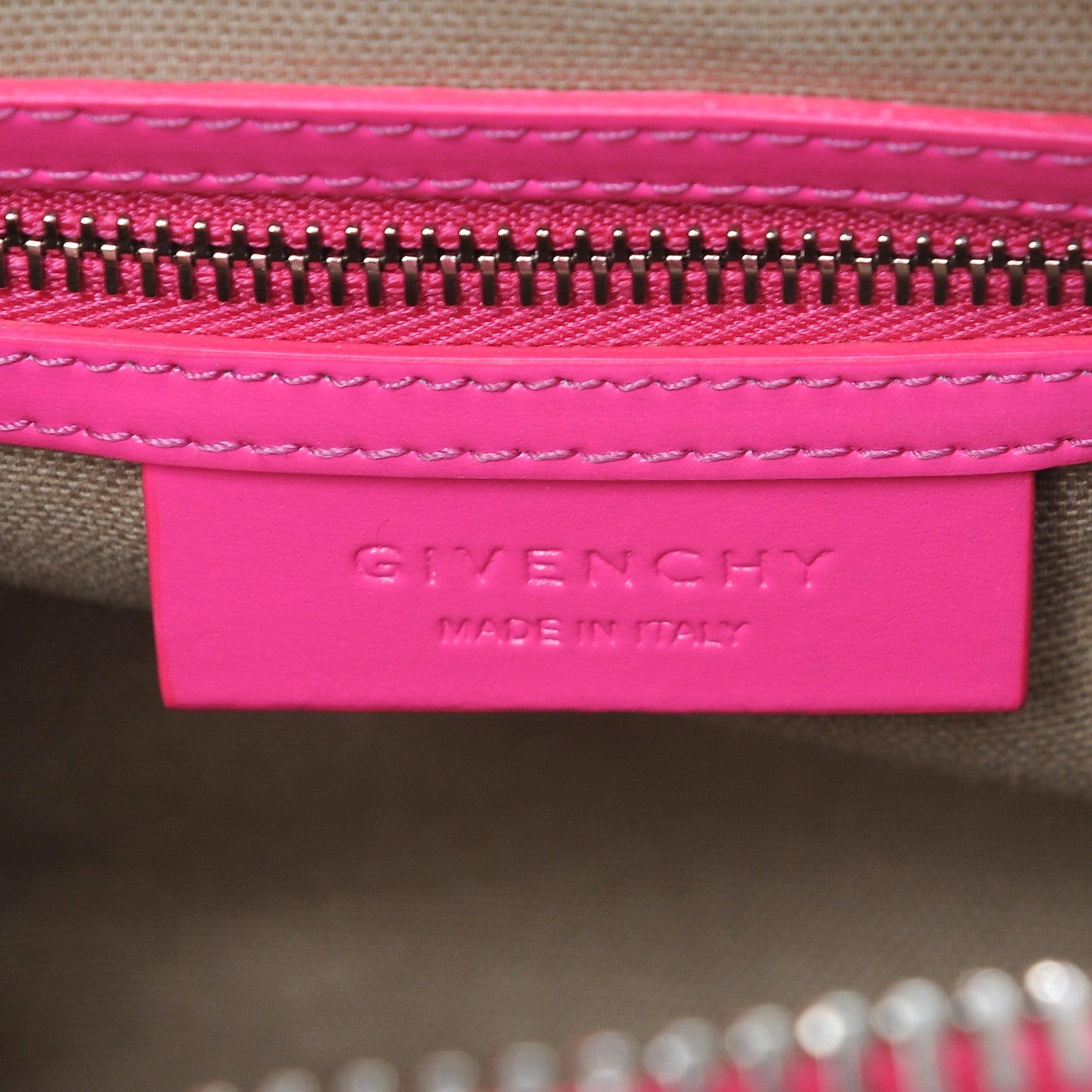 Givenchy Shiny Lord Calfskin Mini Antigona Shocking Pink 6 of 10