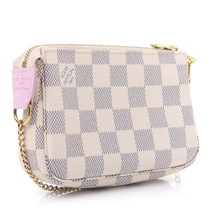 Louis Vuitton Damier Azur 2016 Christmas Animation Mini Pochette Accessories 3 of 11