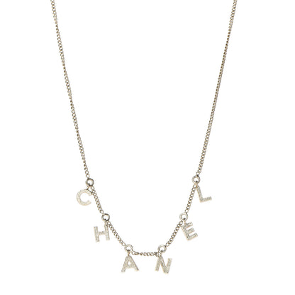 Chanel Logo Necklace Gold 1 of 5