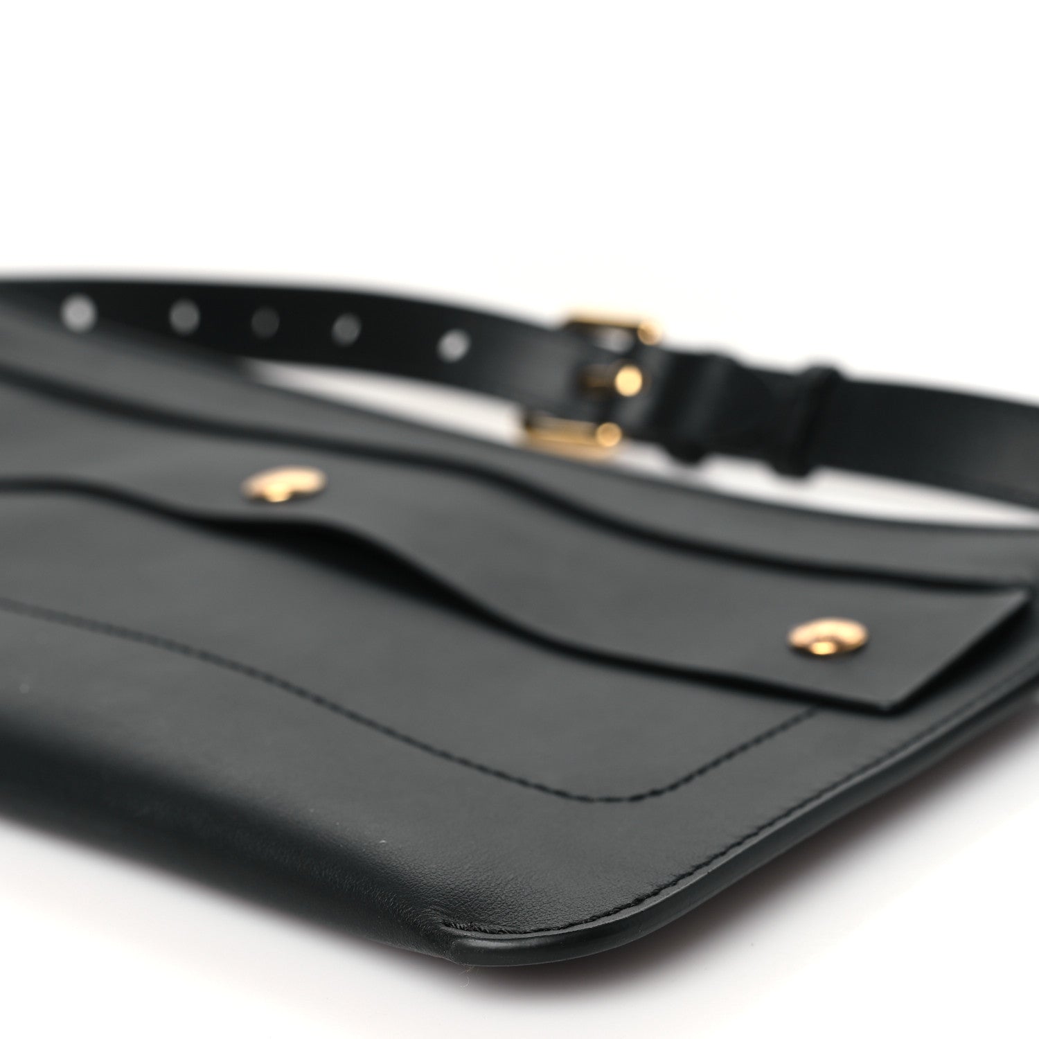 Burberry Calfksin Slim Belt Bag Black 9 of 9