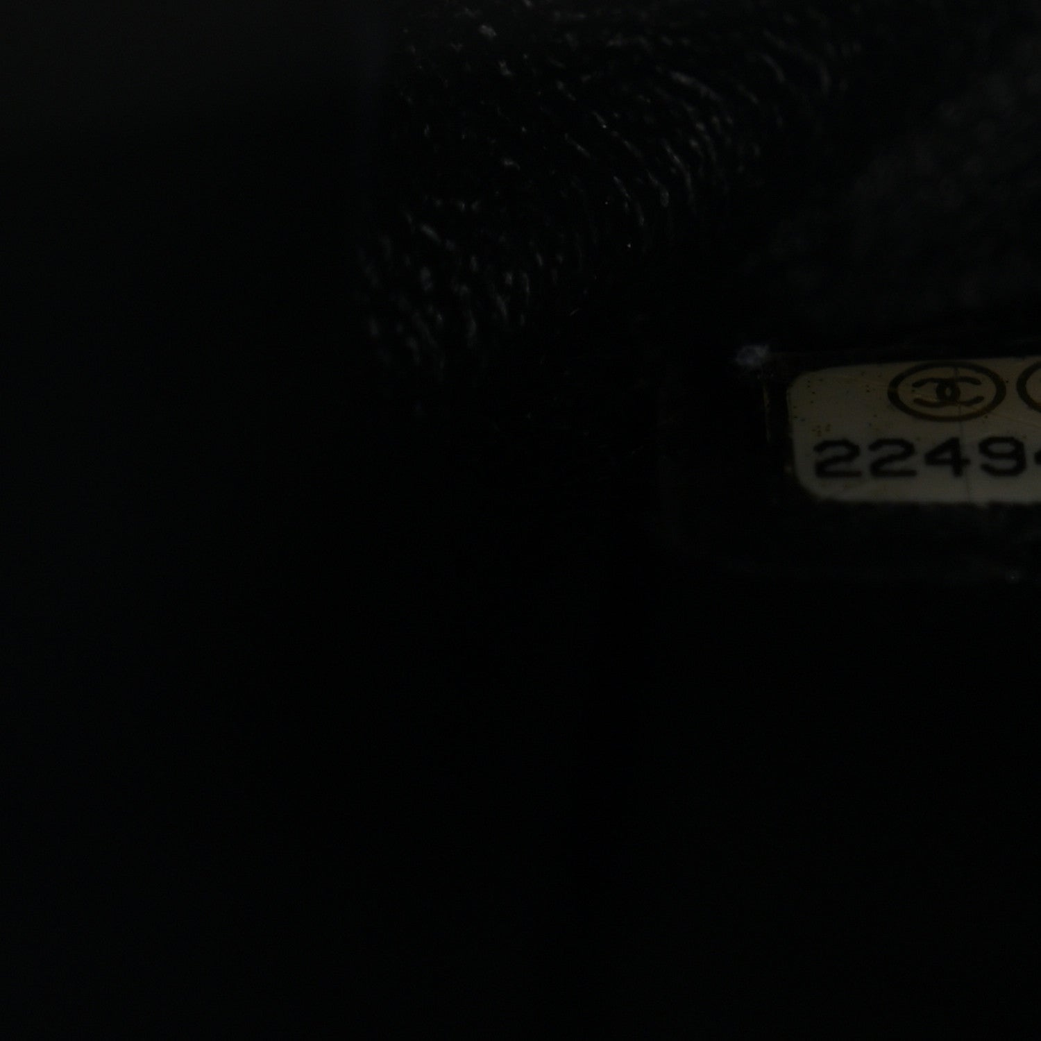 Chanel Lambskin Chevron Quilted Medium Double Flap Black 7 of 10