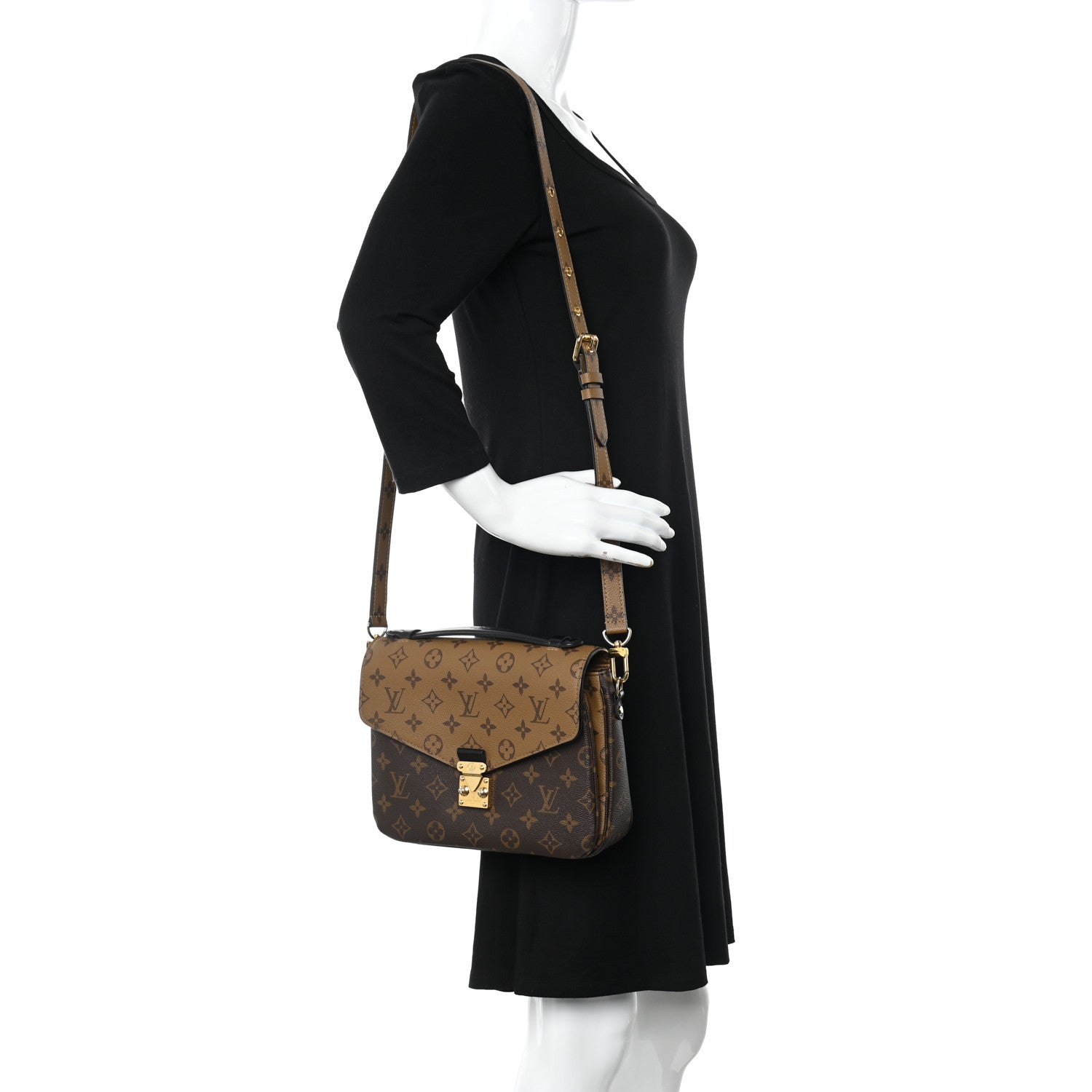 Louis Vuitton Reverse Monogram Pochette Metis 2 of 12