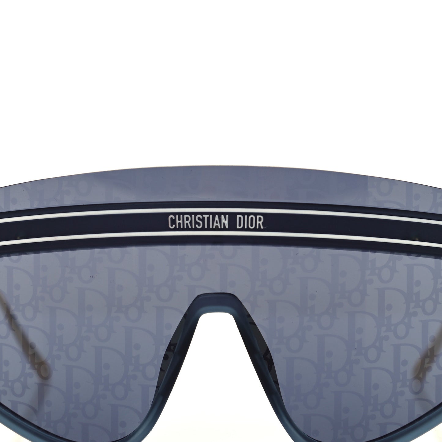 Oblique Mask DiorClub M2U Sunglasses Translucent Blue