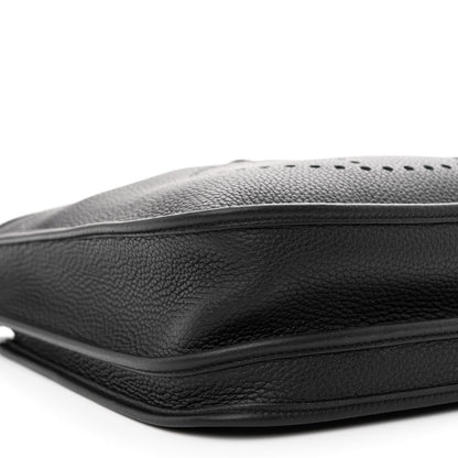 Hermes Taurillon Clemence Evelyne III PM Black 9 of 11