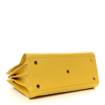 Saint Laurent Calfskin Small Sac De Jour Bag Yellow 3 of 19