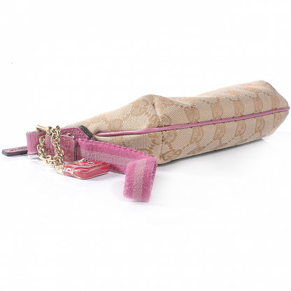Gucci Monogram Jolicoeur Wristlet Pink 7 of 10