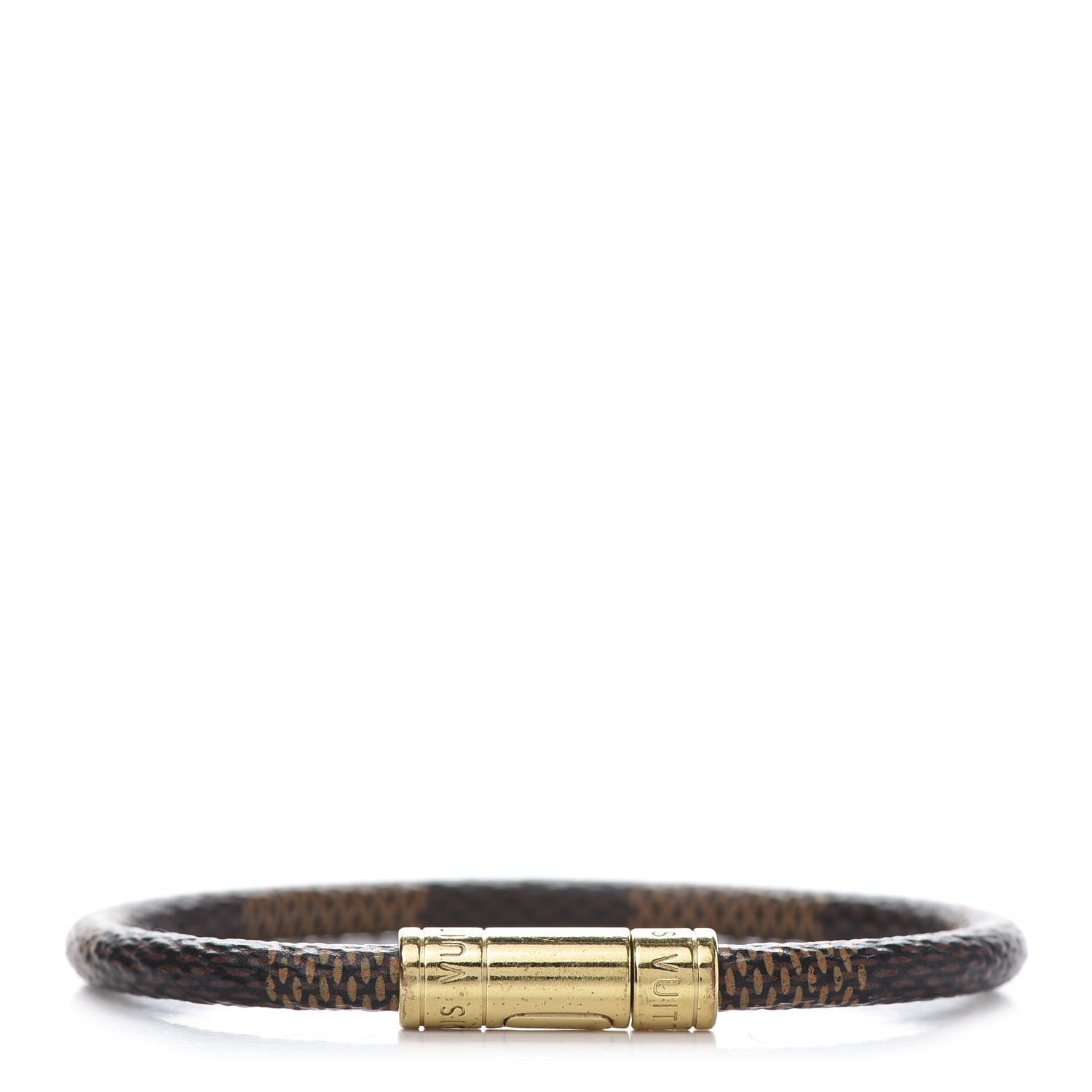 Louis Vuitton Damier Ebene Keep It Bracelet 17 1 of 4
