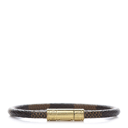 Louis Vuitton Damier Ebene Keep It Bracelet 17 1 of 4