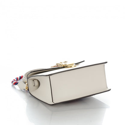 Gucci Calfskin Mini Sylvie Top Handle Bag White 6 of 9